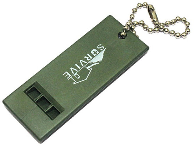 휴대용 휘슬 호신용 호루라기, 1개