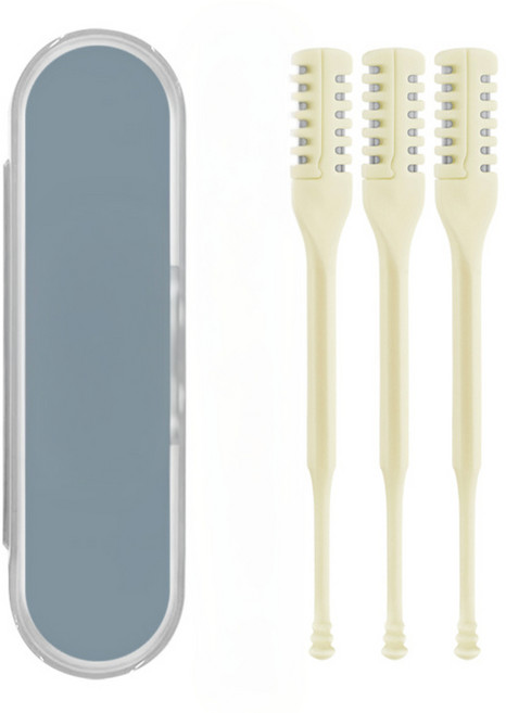 주니티 안전한 양날 코털제거기 휴대용 스텐 양날 5세대