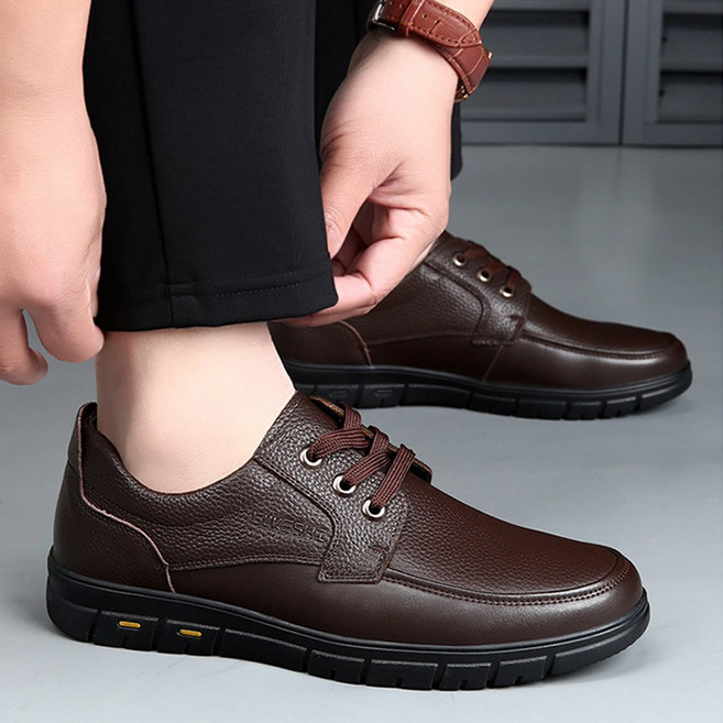 이케이 프리미엄 소가죽 캐주얼단화 남성구두