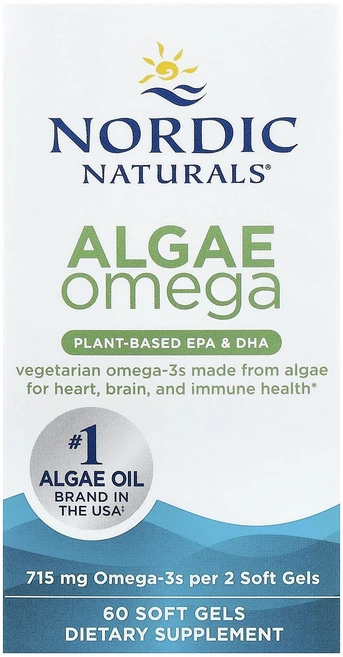 새해 첫좋은선물 Nordic Naturals 해조류 Omega 소프트젤 60정(소프트젤 1정당 357.5mg) 제대로 할인합니다, NordicNaturals해조류Omega소프트젤60정소, 60정, 1개 - 쿠팡