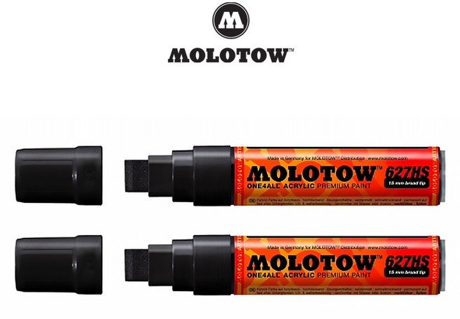 모로토우 ONE4ALL 아크릴마카 180블랙 15mm 1+1