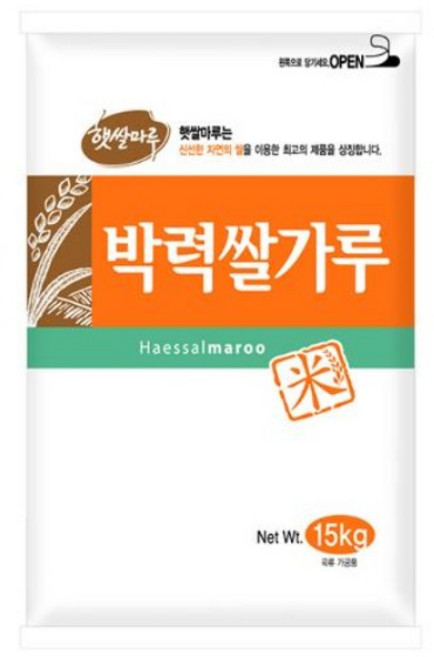 햇쌀마루 박력쌀가루 15kg 수입 대두, 1개