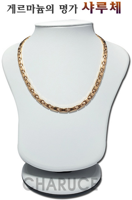 샤루체 게르마늄목걸이 건강목걸이 로즈골드(1307R), 1개