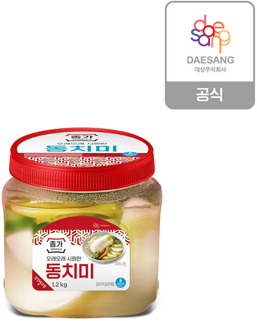 종가 동치미1.2kg(PET), 1.2kg, 1개