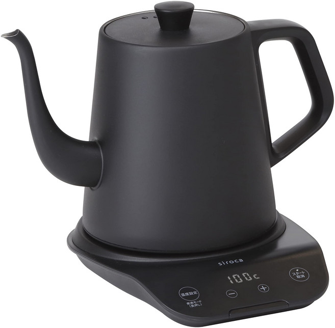 시로카 온도 조절 전기 케틀 SK-D171 블랙