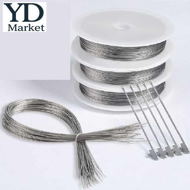 YD market 피아노줄 와이어 코바늘 세트 0.38mm 50m, 1개, 세트(와이어,코바늘)