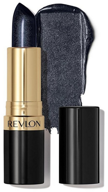RevlON 온 슈퍼 러스트러스 립스틱 비타민 E 및 아보카도 오일 함유 3피스 립 키트 선물 세트 184711, 043 미드나잇 미스터리