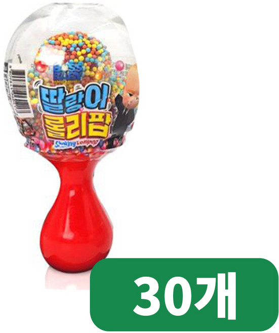 보스베이비 딸랑이 롤리팝 캔디, 30g, 30개
