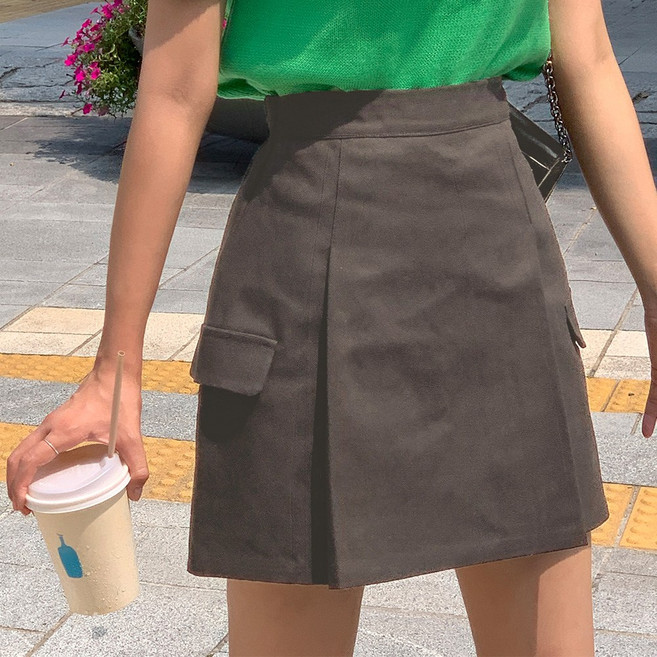 떳다그녀 케론 포켓 미니 스커트