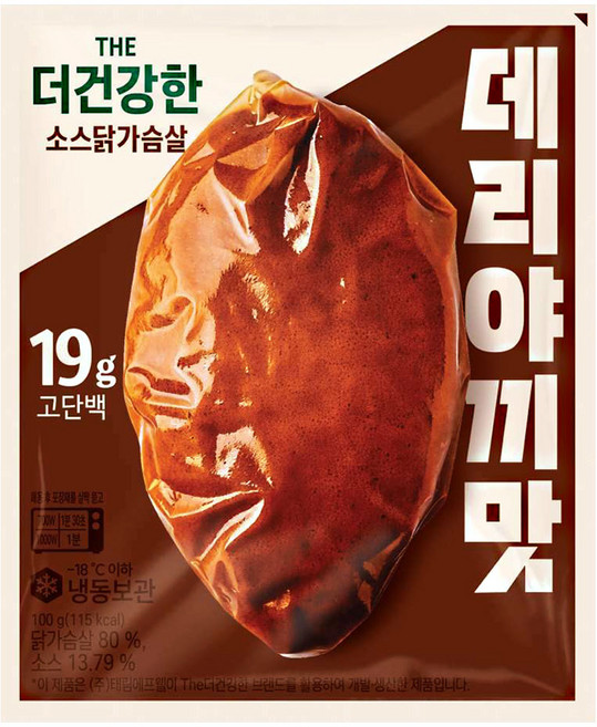 CJ 더건강한 소스닭가슴살 데리야끼맛, 1개, 100g