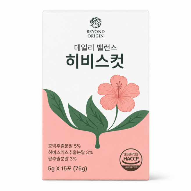 하와이 무궁화커스 히비스컷 붓기 변비 다이어트 티1+1 이너뷰티 체지방 컷 식후 관리 데일리 허브차 건강 보조제, 4개, 15회분