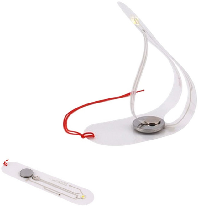 AN 책갈피 독서등 전구 건전지 책꽂이형 미니