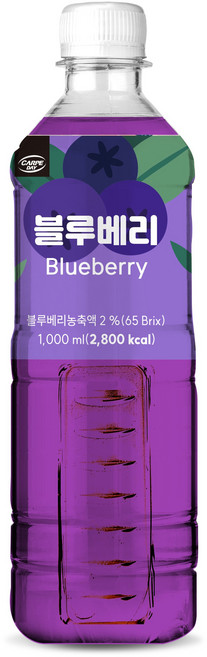 대호 카르페데이 블루베리 액상 1000ml x 2개, 1L
