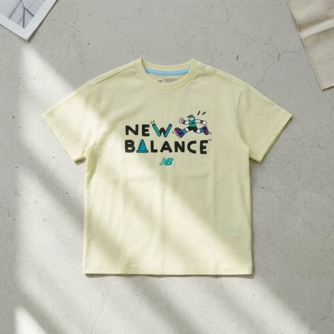 뉴발란스 Run Festival 키즈 유아 아동 주니어 쿨터치 일러스트 반팔티 NK9EG2503U30 NK9EG2503U 30