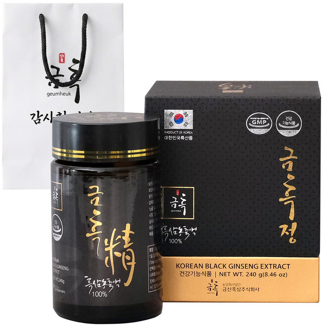 금흑 금흑정 흑삼 농축액, 240g, 1개