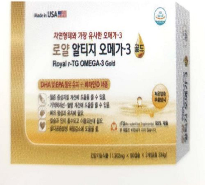 로얄 알티지 오메가3 골드 90캡슐 90일분, 90정, 1개