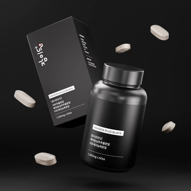 잠이든플러스 타트체리 흑하랑상추 감태 대추 숙면 영양 제품, 1박스, 60정 - 쿠팡