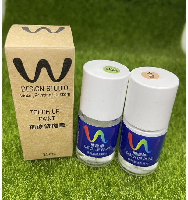 VINOORA 特仕版 YAMAHA W Design 補漆修復筆, 1個, 消光白組合