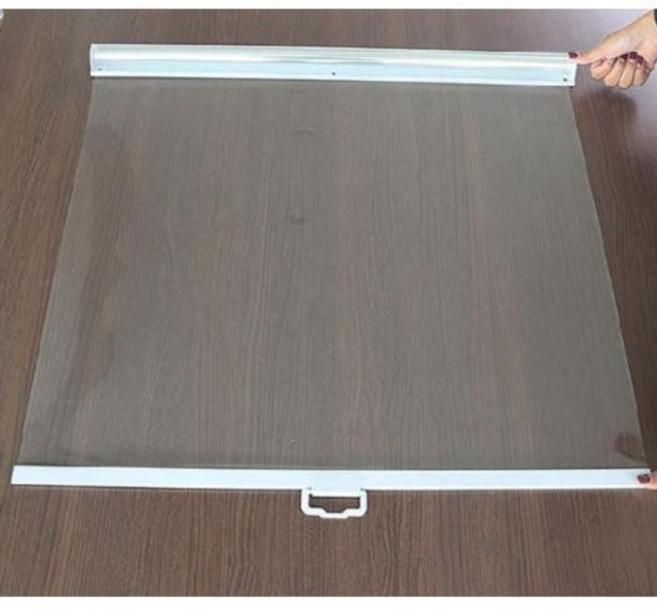 마켓 냉장고 커튼 나이트 커튼 디스플레이 캐비닛 단열 커튼 주문 캐비닛 조리된 음식 캐비닛 신선 캐비닛 투명 롤러 커튼, 65cm 무공 (1.5m 기본)