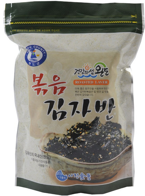 완도 자반김 60g 1봉 볶음 김자반 조미김 선물세트, 1개
