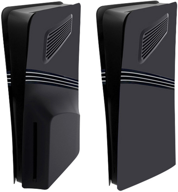 스냅케이스 플스5 프로 케이스 교체 커버 쿨링 P501, 1개, 블랙, PS5Pro 디지털 에디션