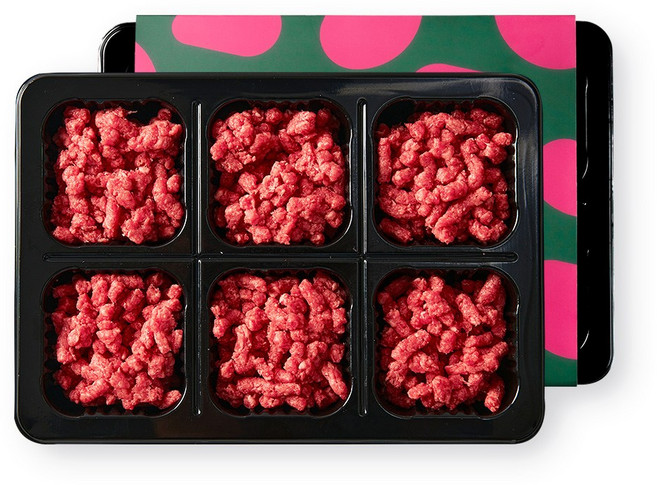 무항생제 이유식 소고기 - 부자미트 한우 우둔살 다짐육 (1구트레이) 1 2등급 초기 중기 후기, 1등급, 300g, 1개