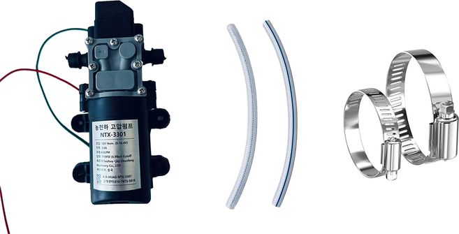 농천하 충전식 전동분무기 파워 고압펌프 NTX-3301 세트, 농천하 파워 펌프  블랙, 1세트