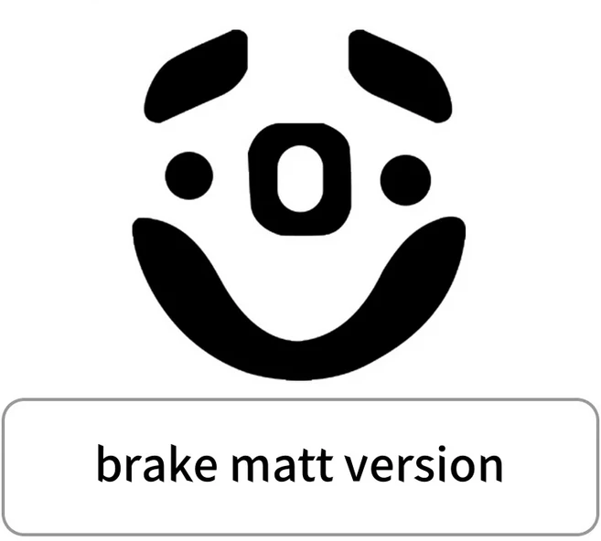 1세트 울트라글라이드 마우스 스케이트 (Fnatic x Lamzu Maya X 브레이크 컨트롤 스피드 사일런스 피트 ICE, 08 brake matt version