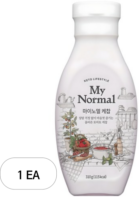 마이노멀 저칼로리 케찹, 310g, 1개