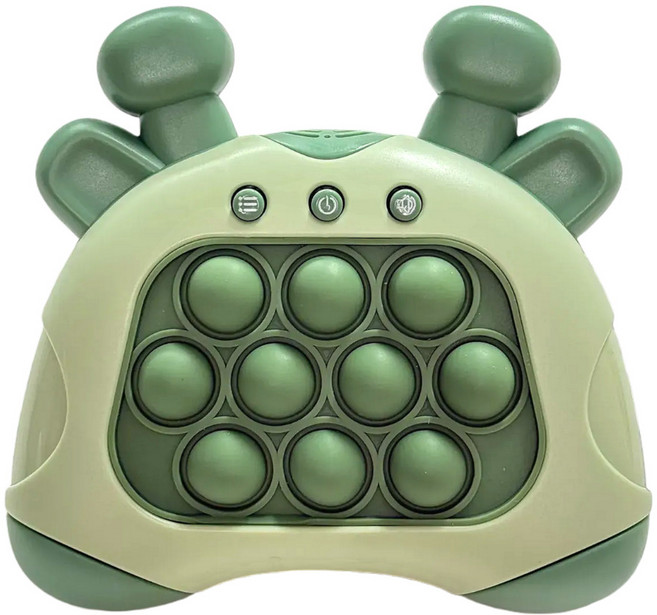 올라 KC인증 푸쉬팝 팝잇 핑거 뽁뽁이 게임기, 그린, 1개