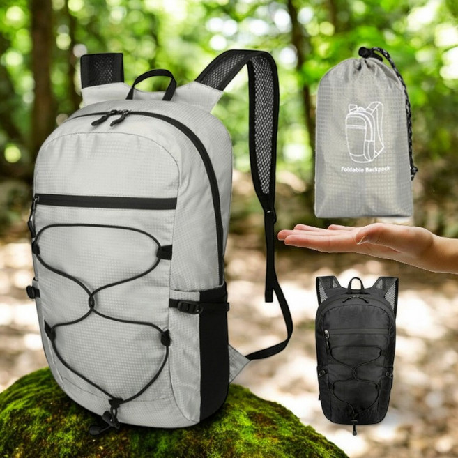 로제티카 초경량 접이식 방수 백팩 배낭 파우치포함