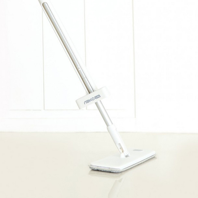 【韓國ABKO】LIFE 噴霧式秒收拖把AMS100 白色 布面大好拖又省力, 1個