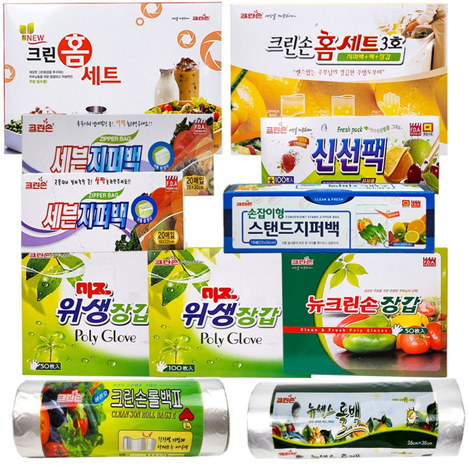 크린손 일회용 모음 비닐팩 위생팩 위생장갑 지퍼백 손잡이 지퍼백 미즈 뉴센스 롤백2 신선팩 홈세트, 2.뉴센스롤백 (120매) 1박스 (30개), 30개