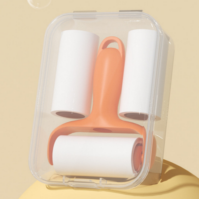 도리랩 휴대용 미니 돌돌이 강력점착 차량 의류 동물 먼지제거, 1개