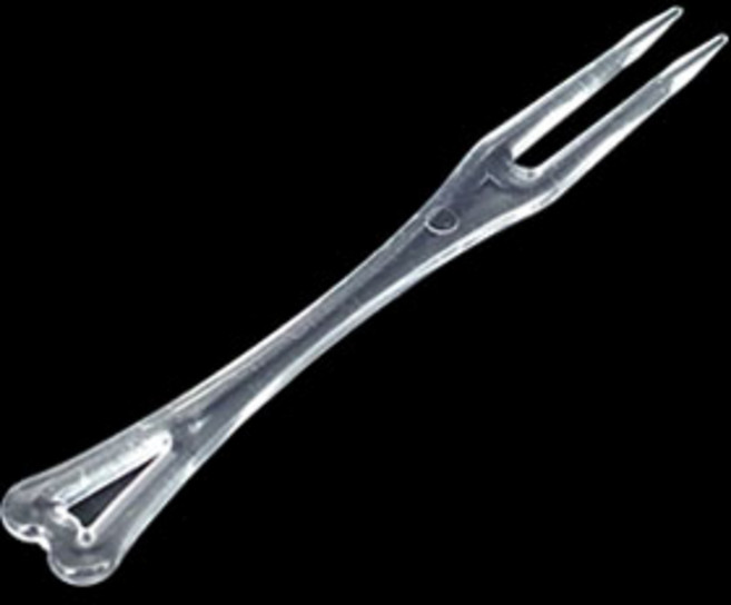 두날포크 과일포크 (투명) 1봉/1000개, 1000개, 1개