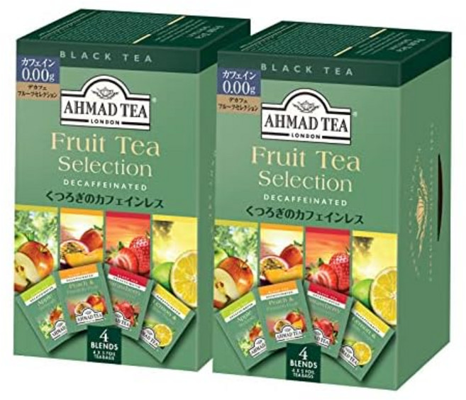 AHMAD TEA 디카페인 과일셀렉션 티백 20봉 x 2개, 1개입, 1개