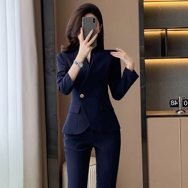 휠렉스 여성 슬림핏 정장 세트 자켓 슬랙스 투피스 오피스룩 면접룩 JT417