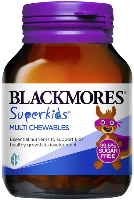 프리미엄 호주 어린이 영양제 Blackmores Superkids Multi 60 Chewables, 1개, 60정, 60정 - 쿠팡