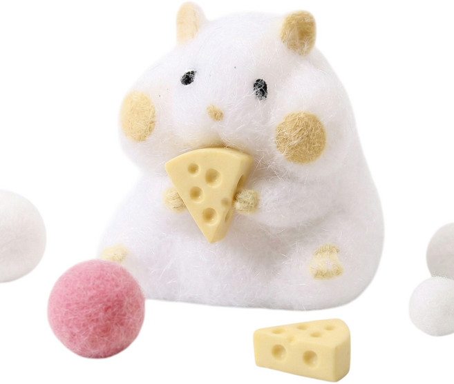 토브라인 볼살 통통 모찌 햄스터 말랑이, 1개, 50g, 밀크 햄찌