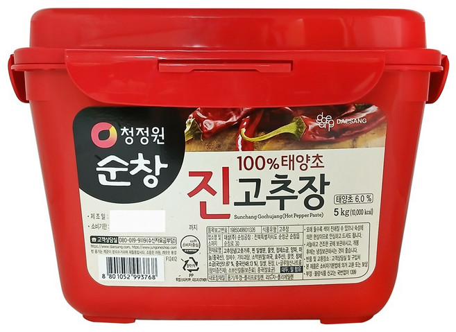 청정원순창 진고추장, 5kg, 1개