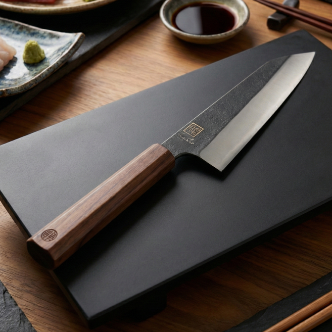 명장 조상진 각도 블랙 분카 주방 식 칼, 01.각도 블랙