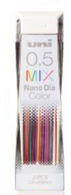 유니 나노다이아 컬러샤프심 0.5, MIX믹스, 1개, 0.5mm