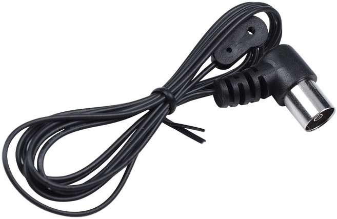 Am/Fm 안테나 Fm 다이폴 안테나 75 Ohm Pal 커넥터 라디오 스테레오 실내 홈 시어터 수신기 Am/Fm 안테나, 01 Black