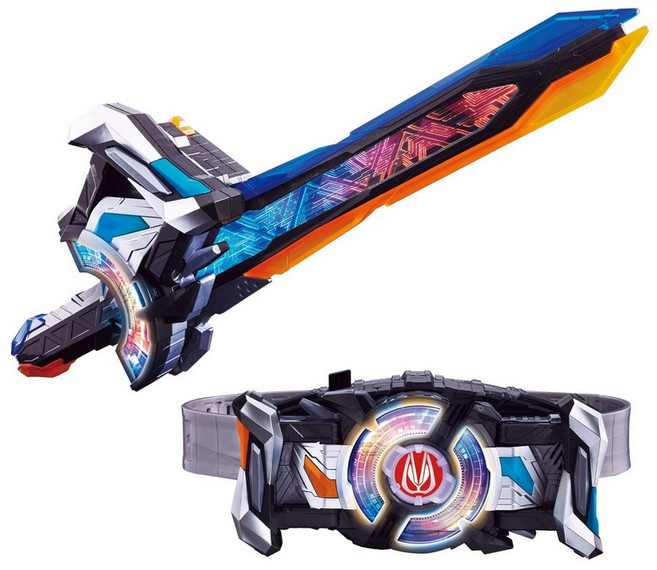 [반다이] 가면 라이더 기츠 DX 커맨드 트윈 버클 & 레이징 소드, 1개