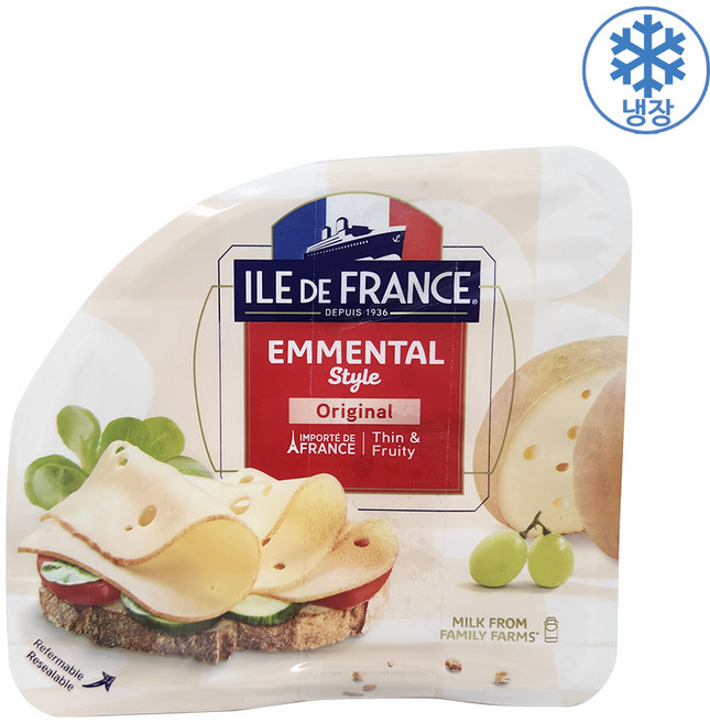 일드프랑스 에멘탈 슬라이스 치즈 150g(구 몽태버), 150g, 1개