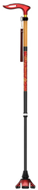 비나띠 CS-02 와인 가볍고 튼튼한 카본 노인지팡이 부모님선물 무게-310g, 1개, CS-02와인