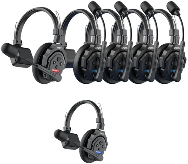 SYNCO Xtalk X2 무선 인터콤 시스템 2.4G 통신 헤드셋(배터리 마이크 포함), 02 X6