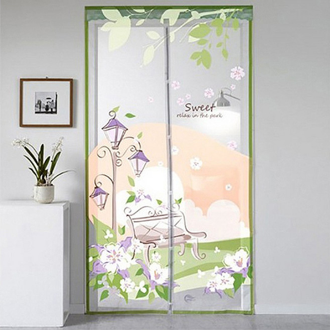 알뜨리 현관 방충망 출입문 자석 모기장 미세 방충문 공원 90x210, 13.지퍼방충망 창문, 1개