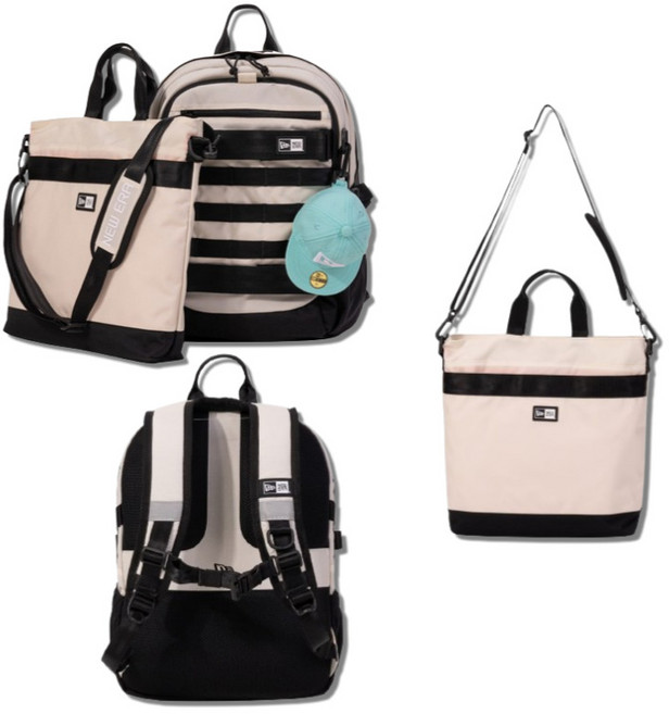 (국내매장판A/S가능)뉴에라[키즈] 스케이트보드 백팩 & 세컨드 백 세트 초등학생 신학기 책가방