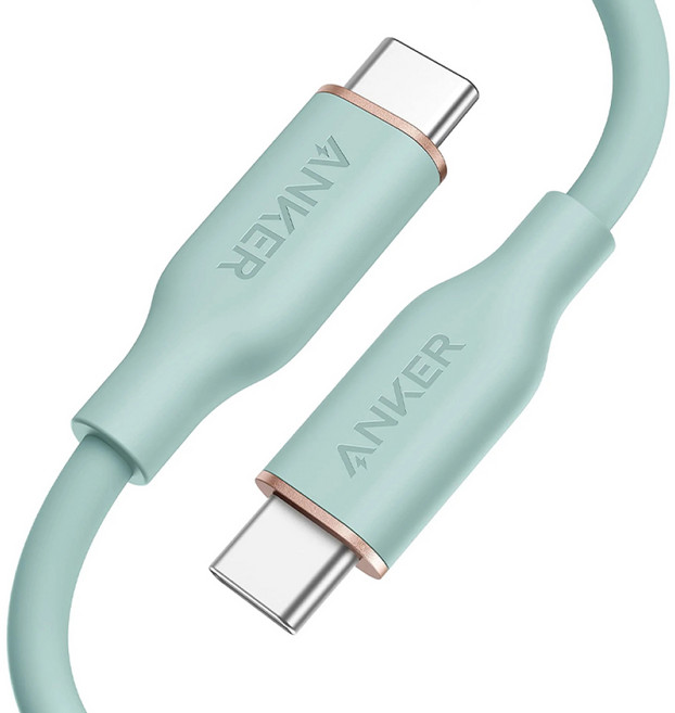 앤커 파워라인3 플로우 USB-C to C 케이블, A8553, 민트그린, 1개